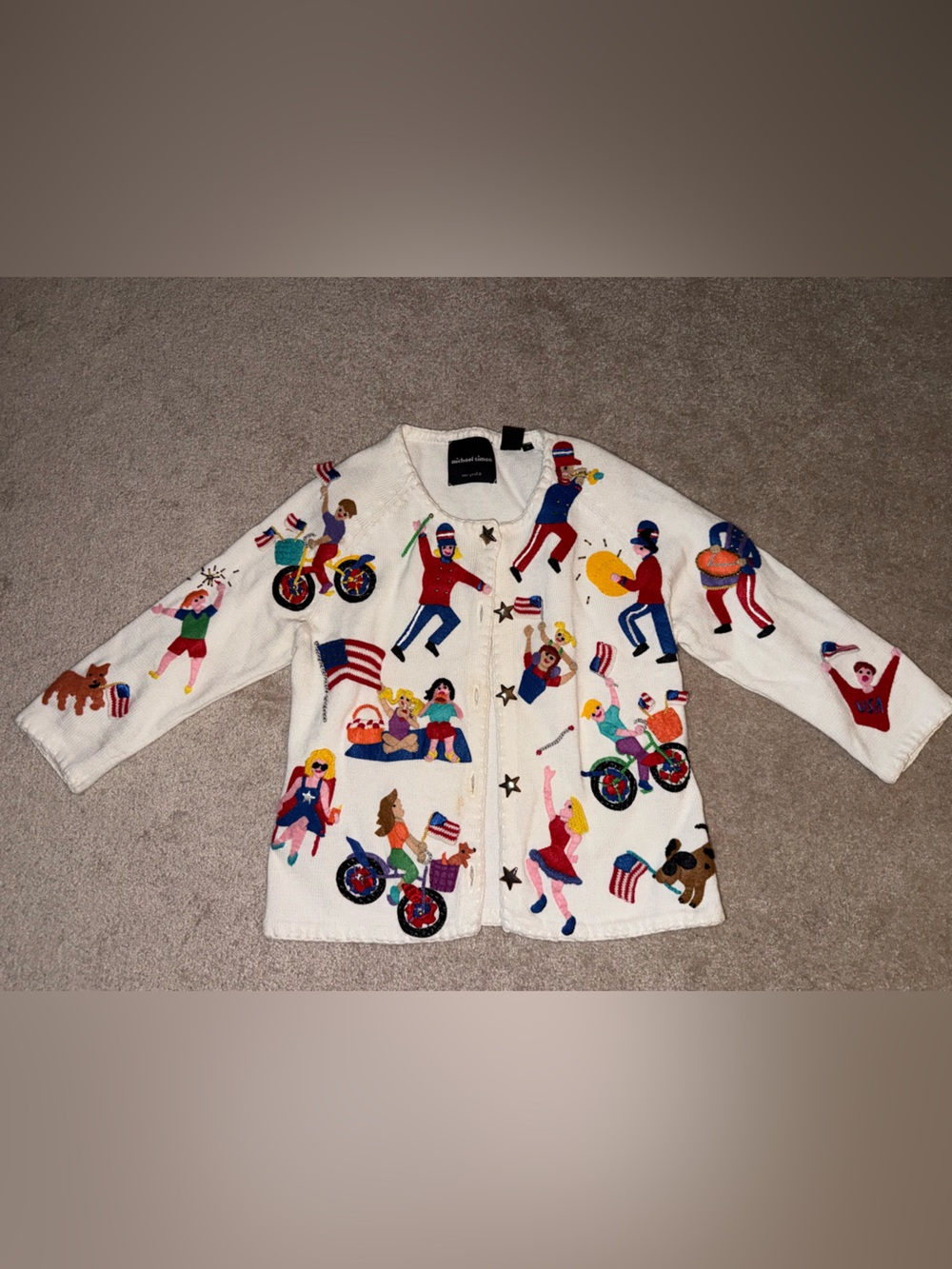 Michael Simon Independence Day Sweater